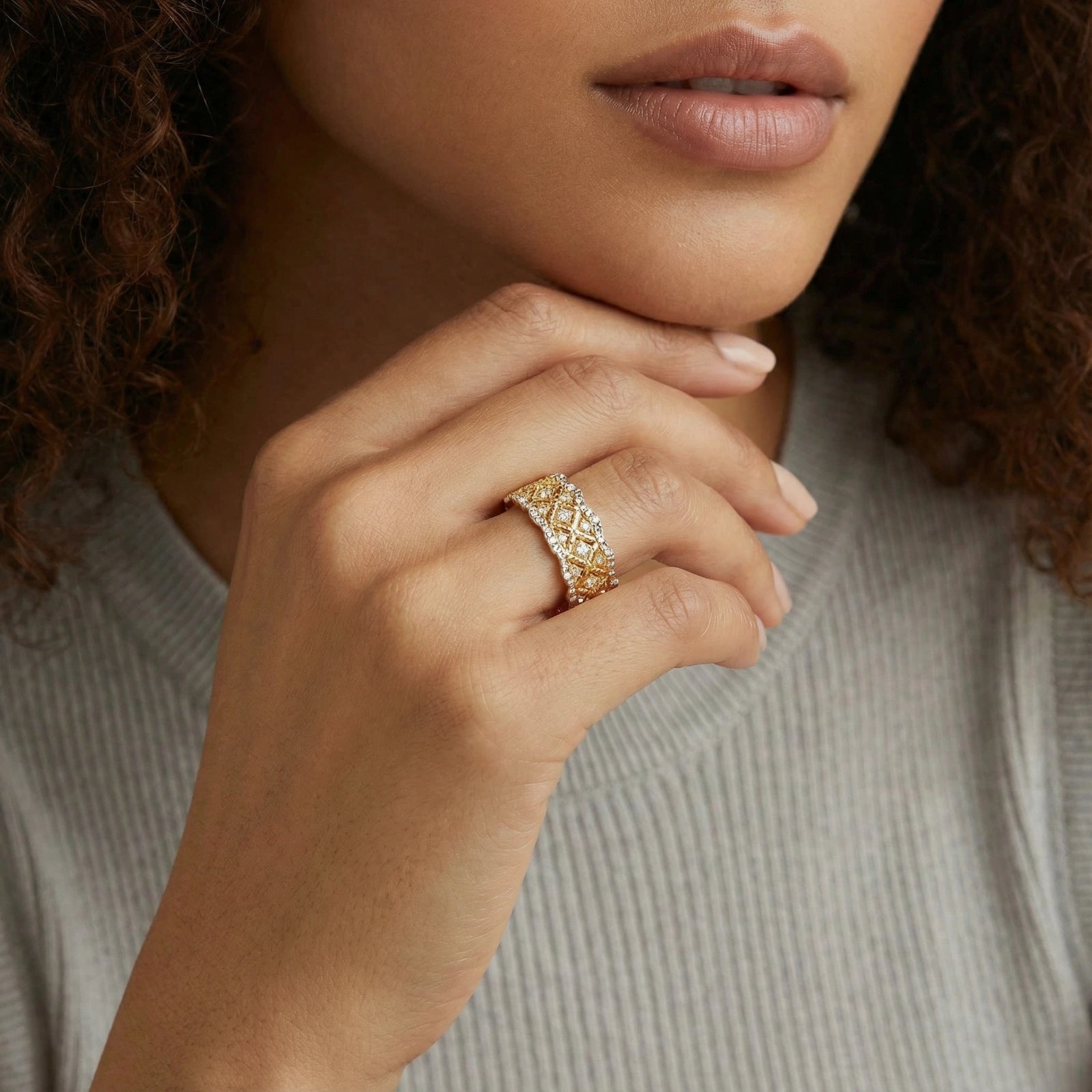 Lattice Luxe Ring