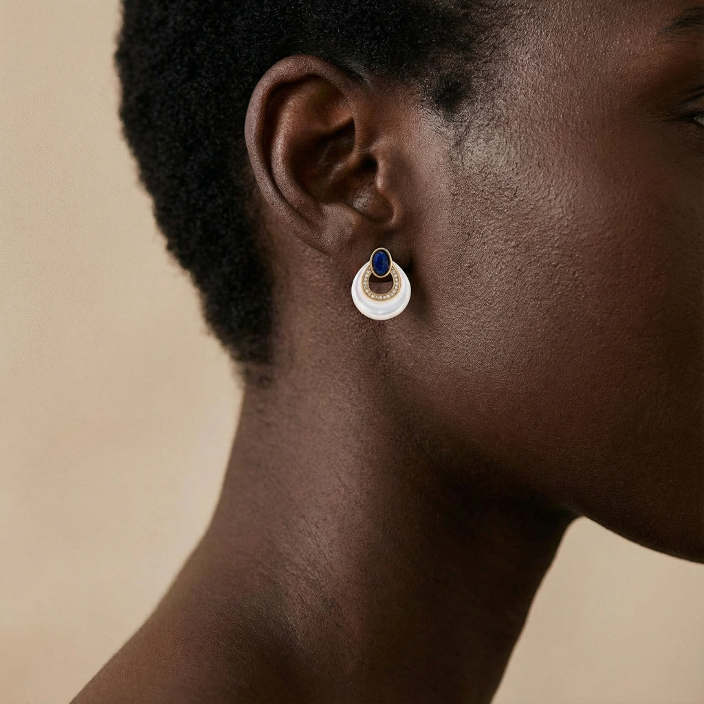 Celestial Teardrop Earrings