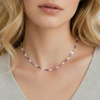 Amethyst Pearl Necklace