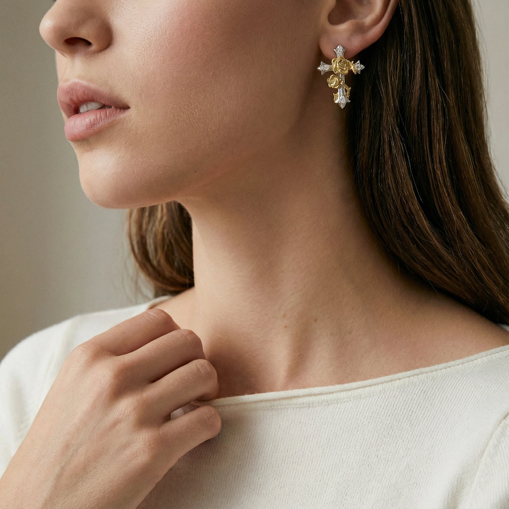 Divine Rose Earrings