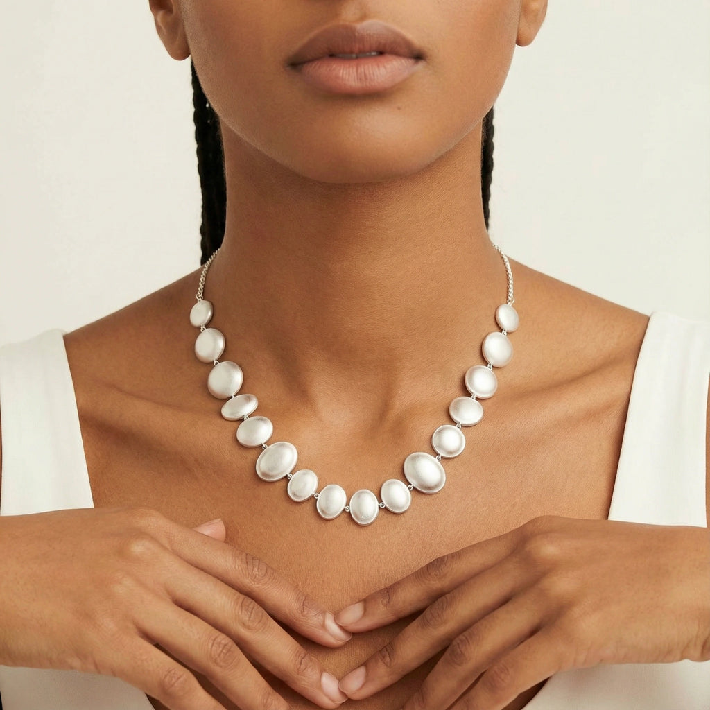 Pearl Arc Necklace