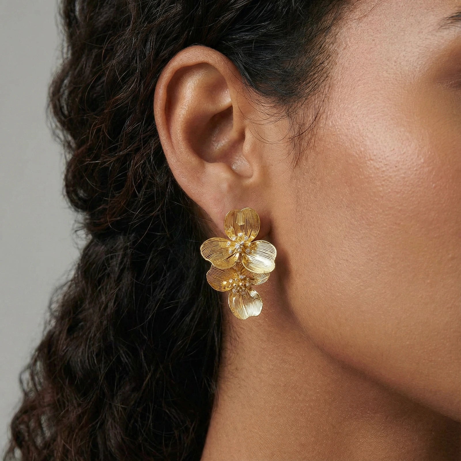 Golden Bloom Earrings