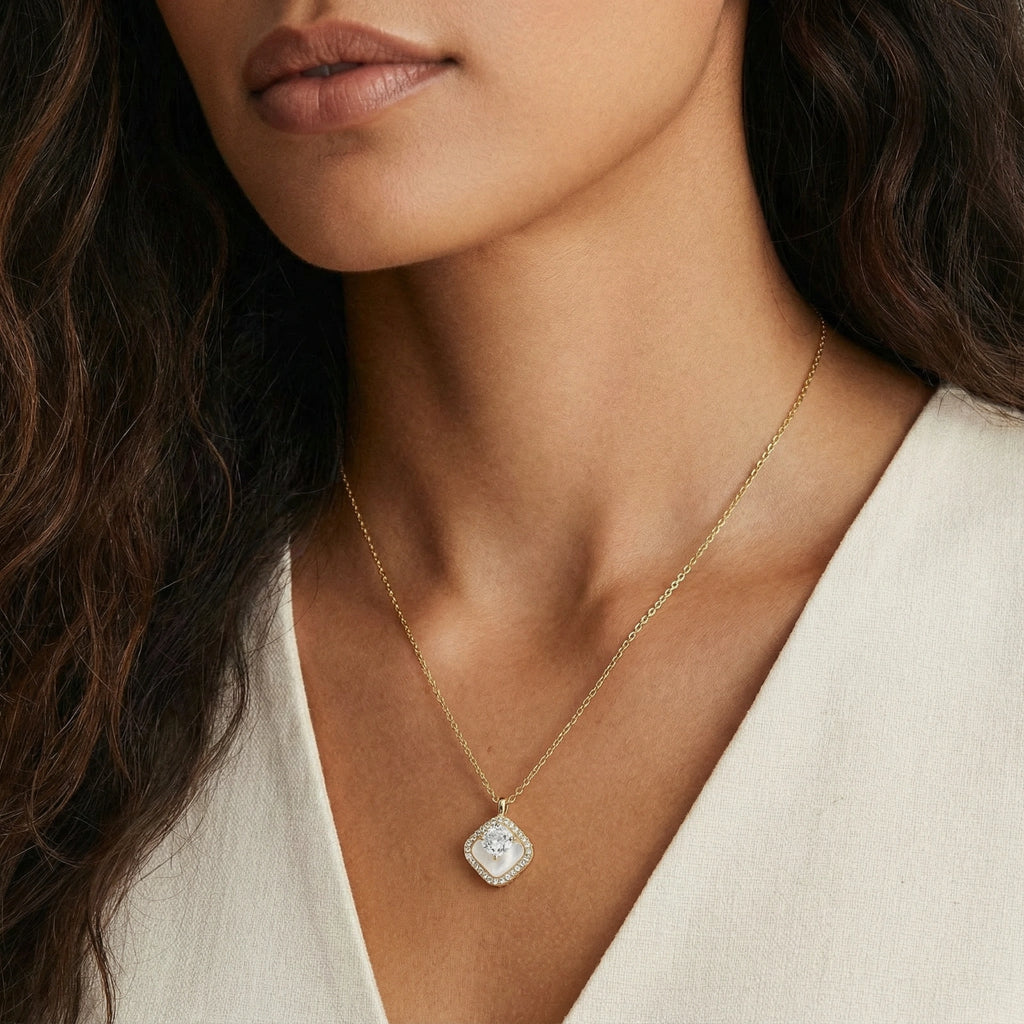 Golden Pearl Pendant