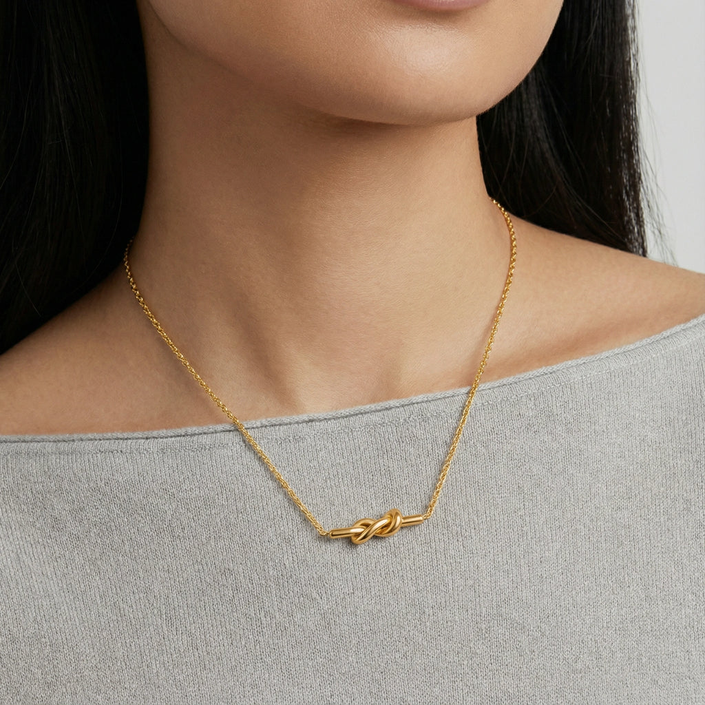 Bamboo Knot Necklace