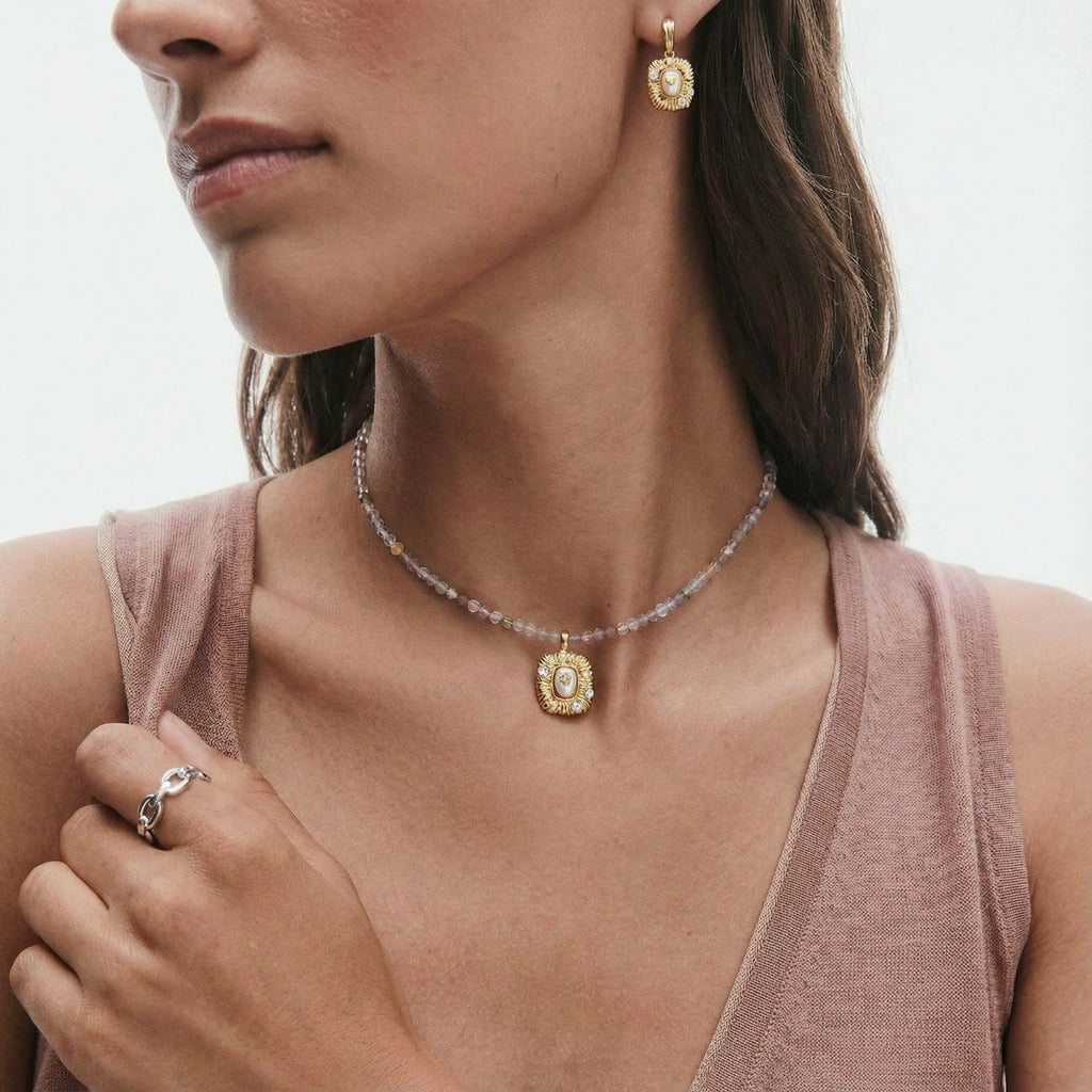 Baroque Gemstone Necklace