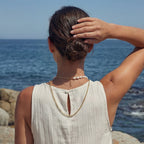 Golden Pearl Necklace