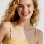 Birthstone Necklace November Citrine Pear Pendant Necklace for Women Pure Sterling Silver Jewelry Valentine'S Day Gifts for Wife Daughter Mother